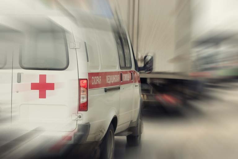 Ambulance en situation d'urgence