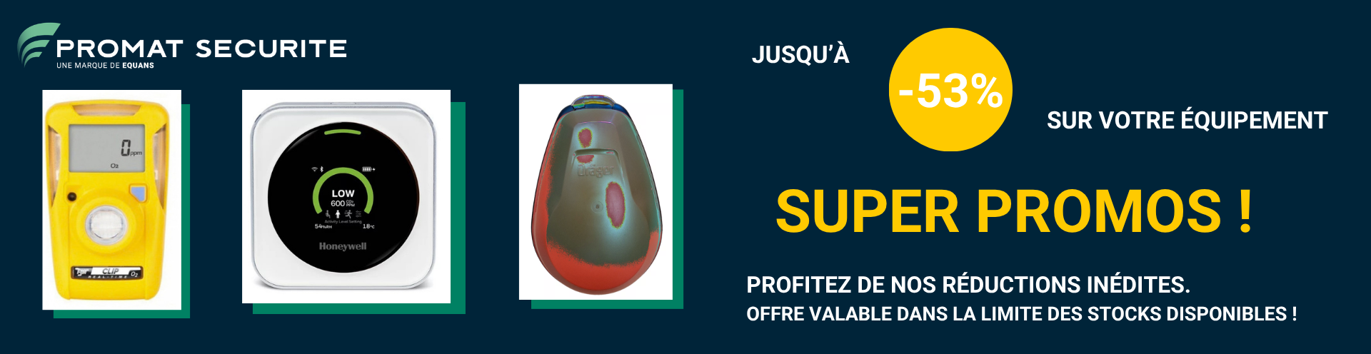 Bandeau promotionnel. Profitez de nos offres, jusqu