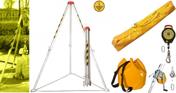 KIT DE SECURITE TREPIED ESPACE CONFINE 2A (CATEC)