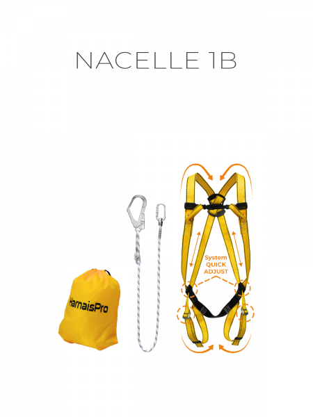 KIT DE SECURITE PRET A L'EMPLOI NACELLE 1B HARNAIS