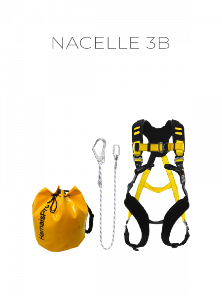 KIT DE SECURITE PRET A L'EMPLOI CONFORT RETENUE EN NACELLE - 3B